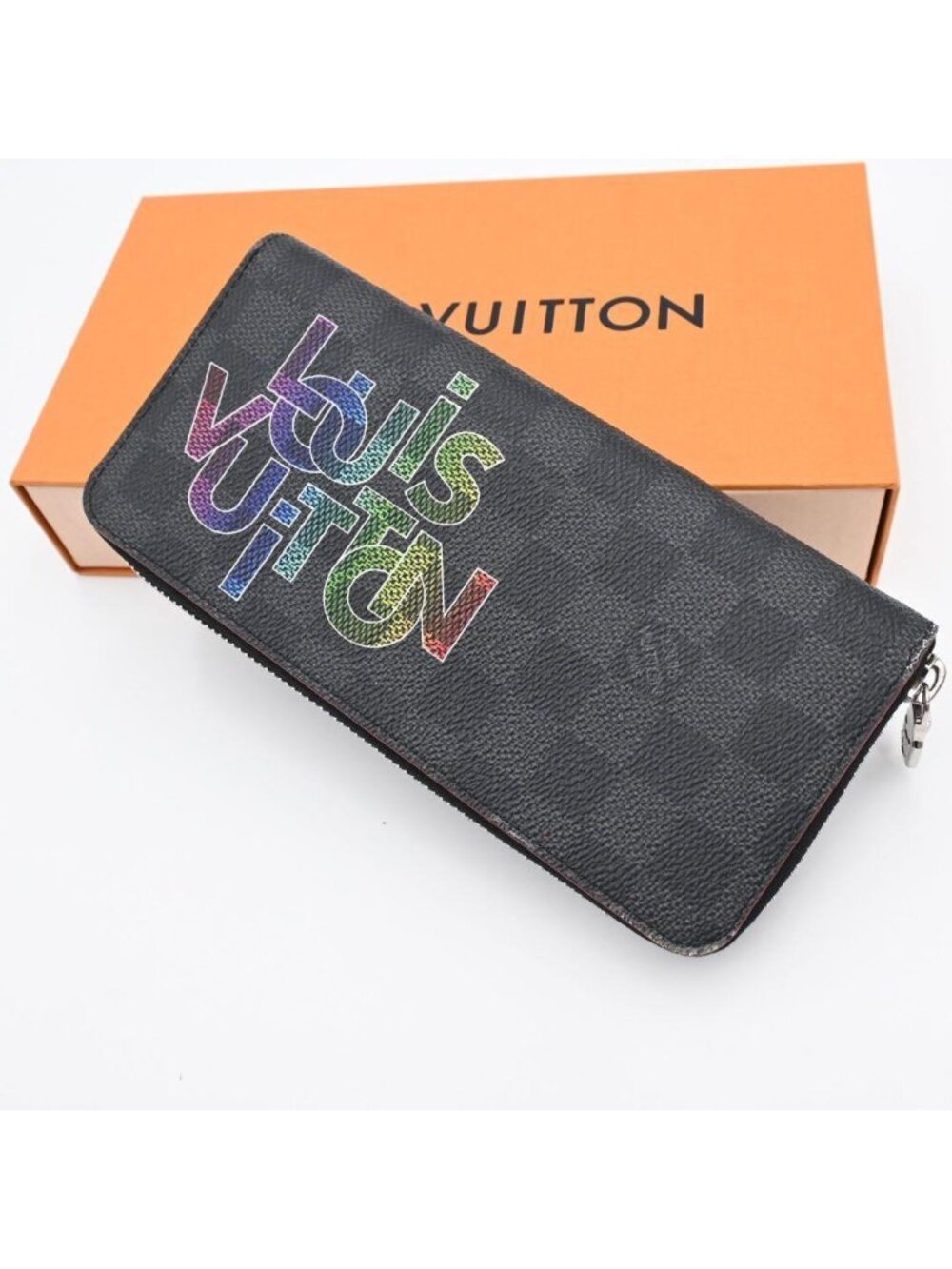 Louis Vuitton Graphite Wallet Zippy Vertical